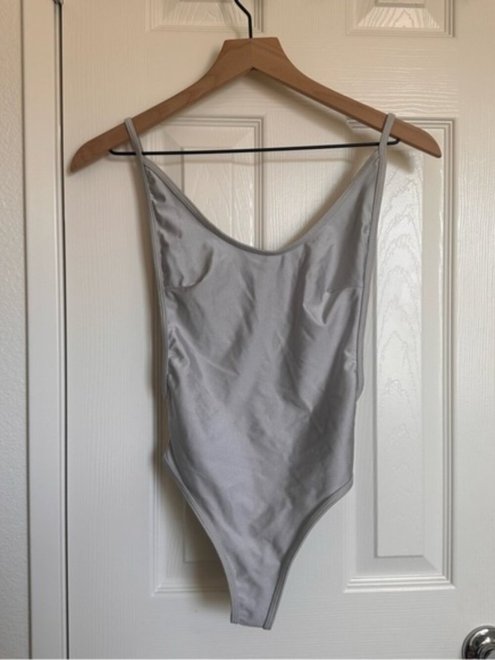 South Beach Chic Silver Women's One-Piece Swimsuit